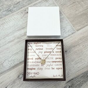 Devi Rao Sterling Silver Peace Pendant Necklace